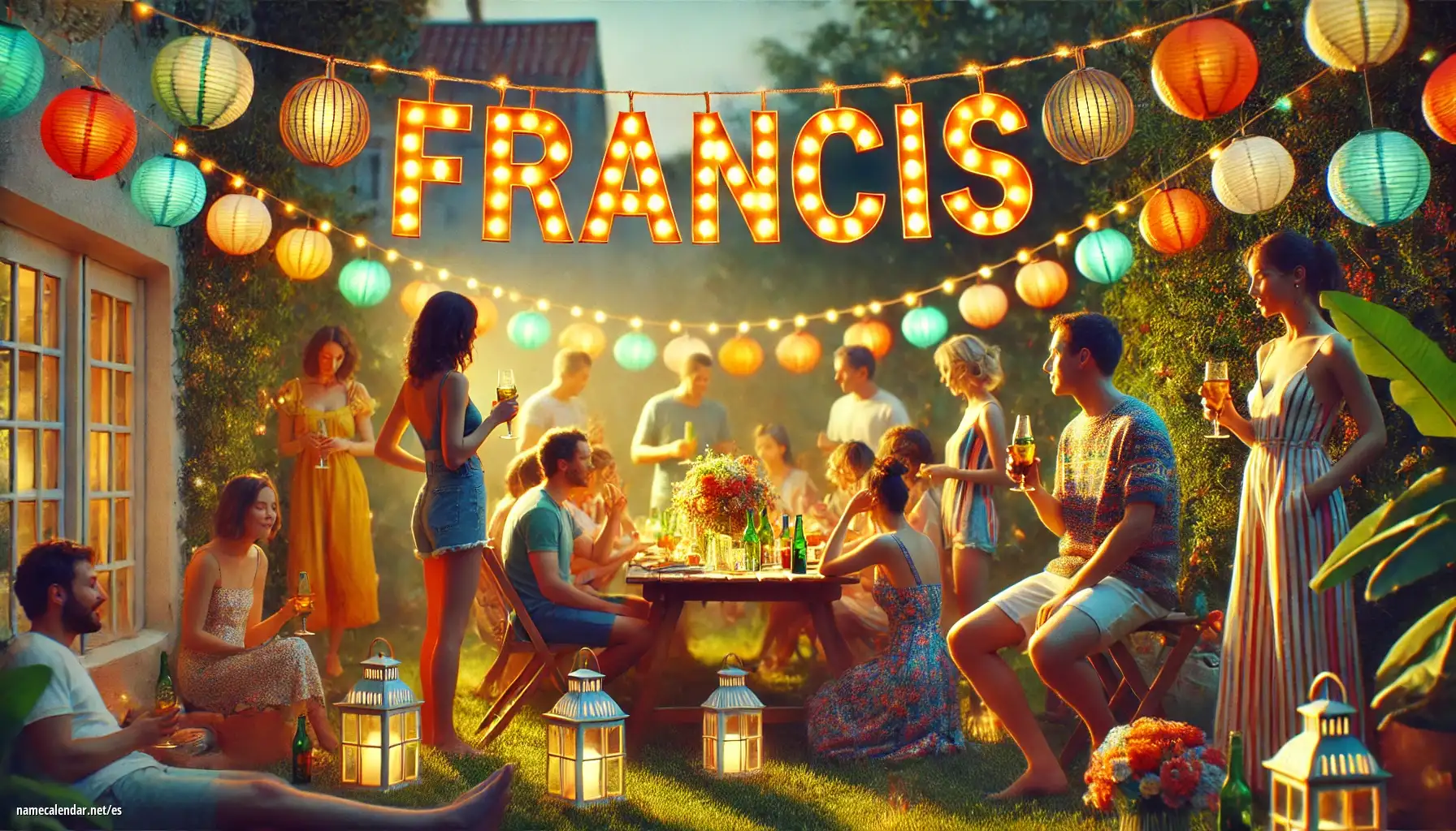 Celebración del onomástico y del nombre - Francis