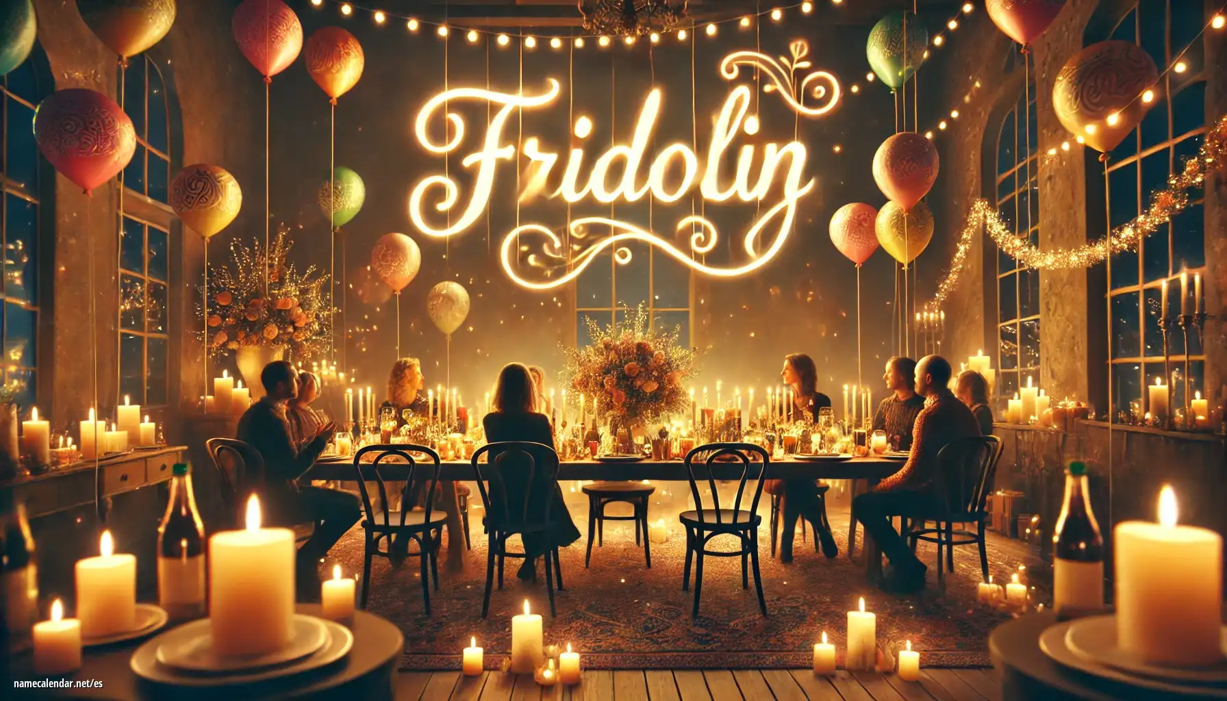 Celebración del onomástico y del nombre - Fridolin