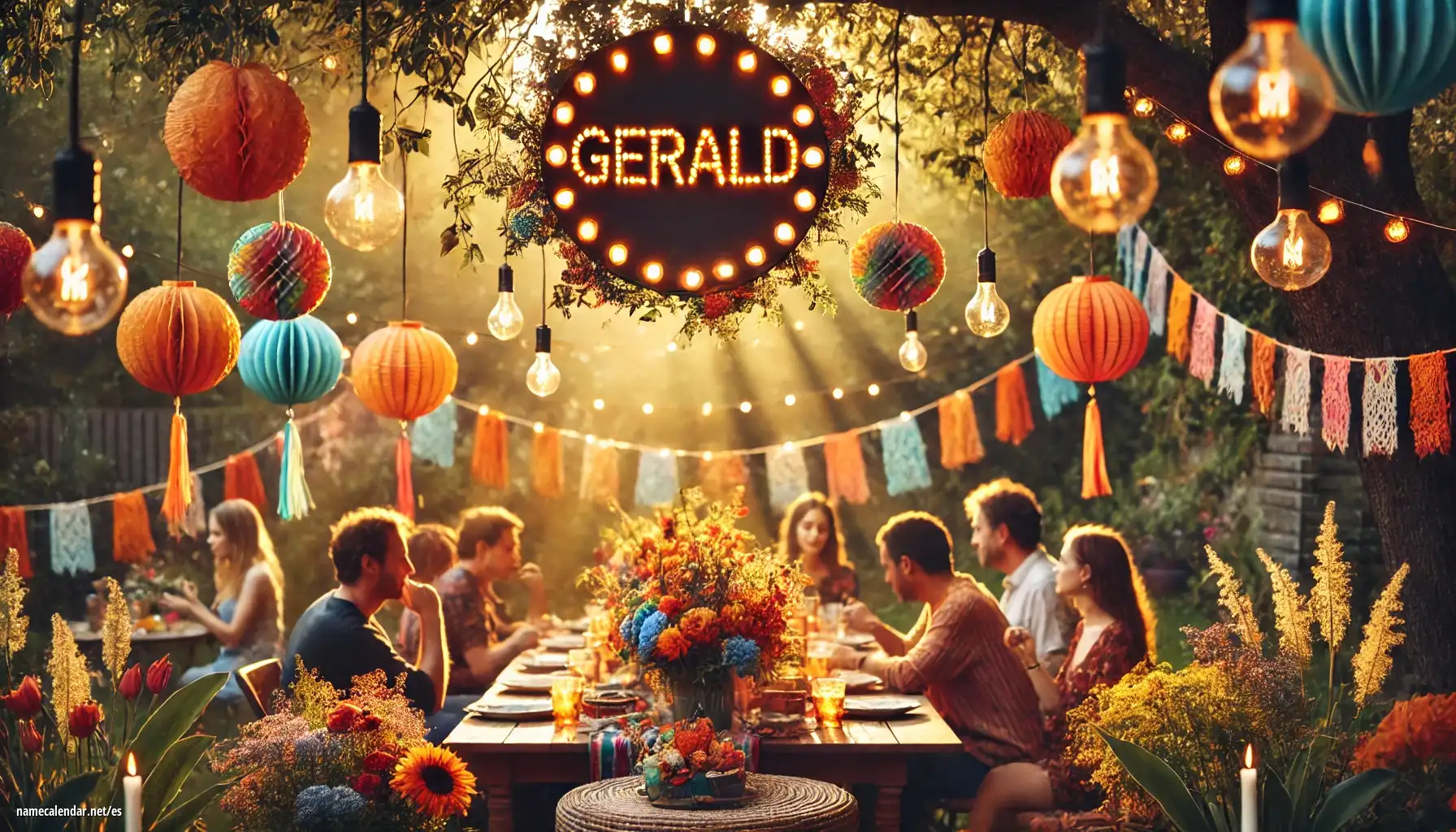 Celebración del onomástico y del nombre - Gérald