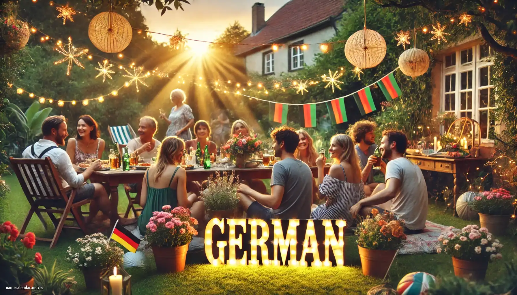 Celebración del onomástico y del nombre - Germán