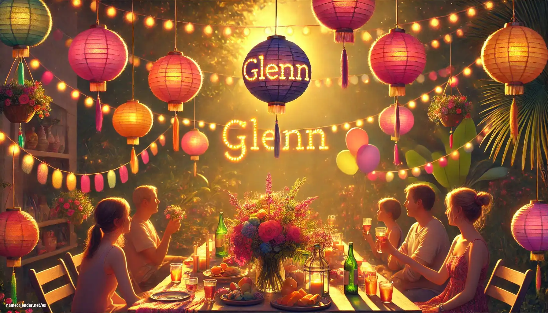 Celebración del onomástico y del nombre - Glenn