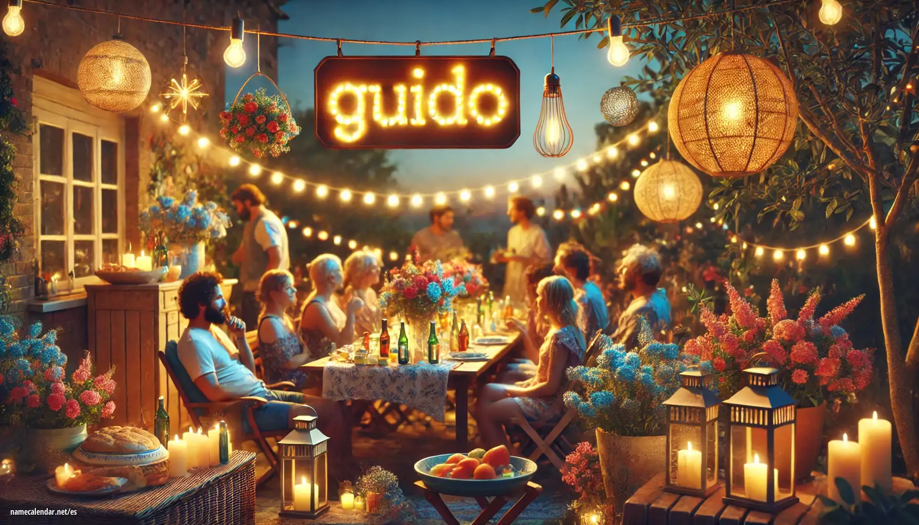 Celebración del onomástico y del nombre - Guido