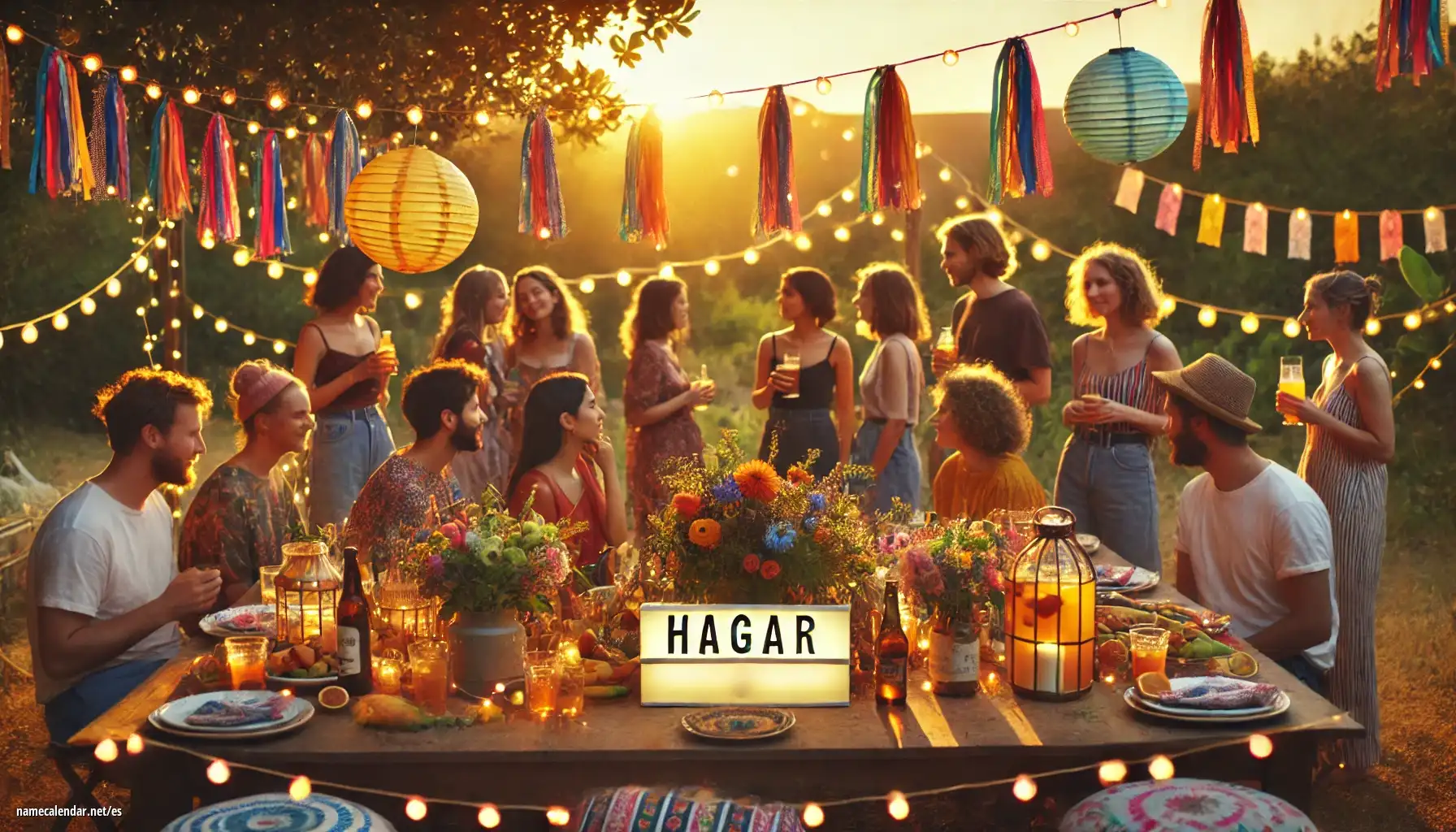 Celebración del onomástico y del nombre - Hagar