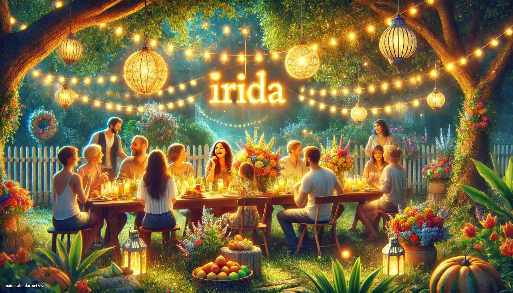 Celebración del onomástico y del nombre - Irida