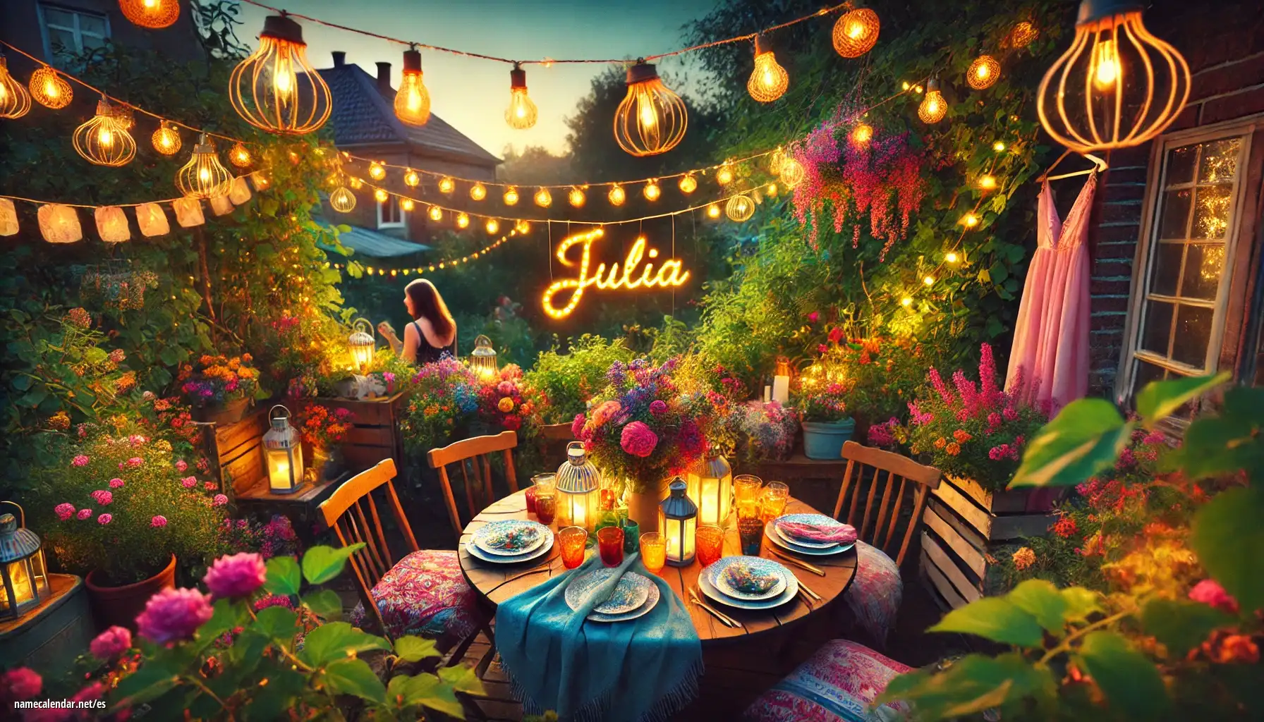 Celebración del onomástico y del nombre - Júlia