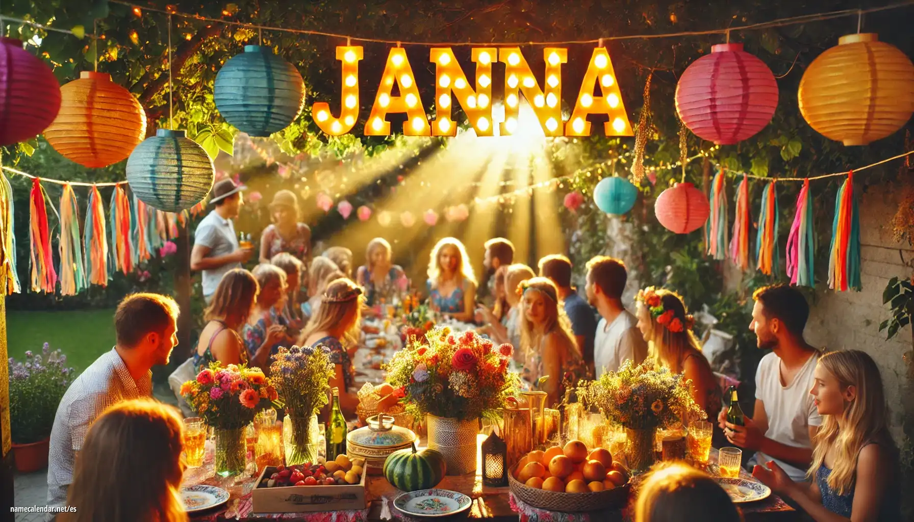 Celebración del onomástico y del nombre - Janna
