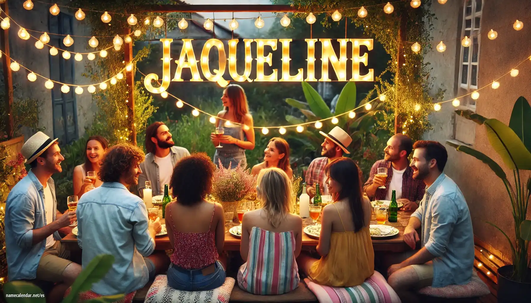 Celebración del onomástico y del nombre - Jaqueline