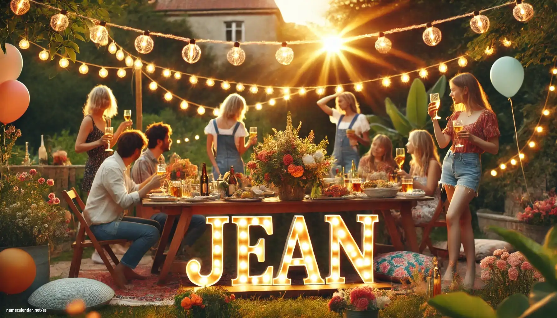 Celebración del onomástico y del nombre - Jean