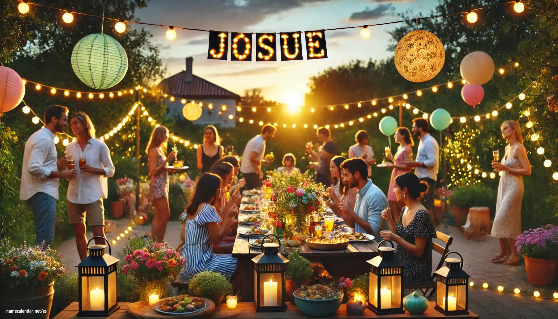 Celebración del onomástico y del nombre - Josue