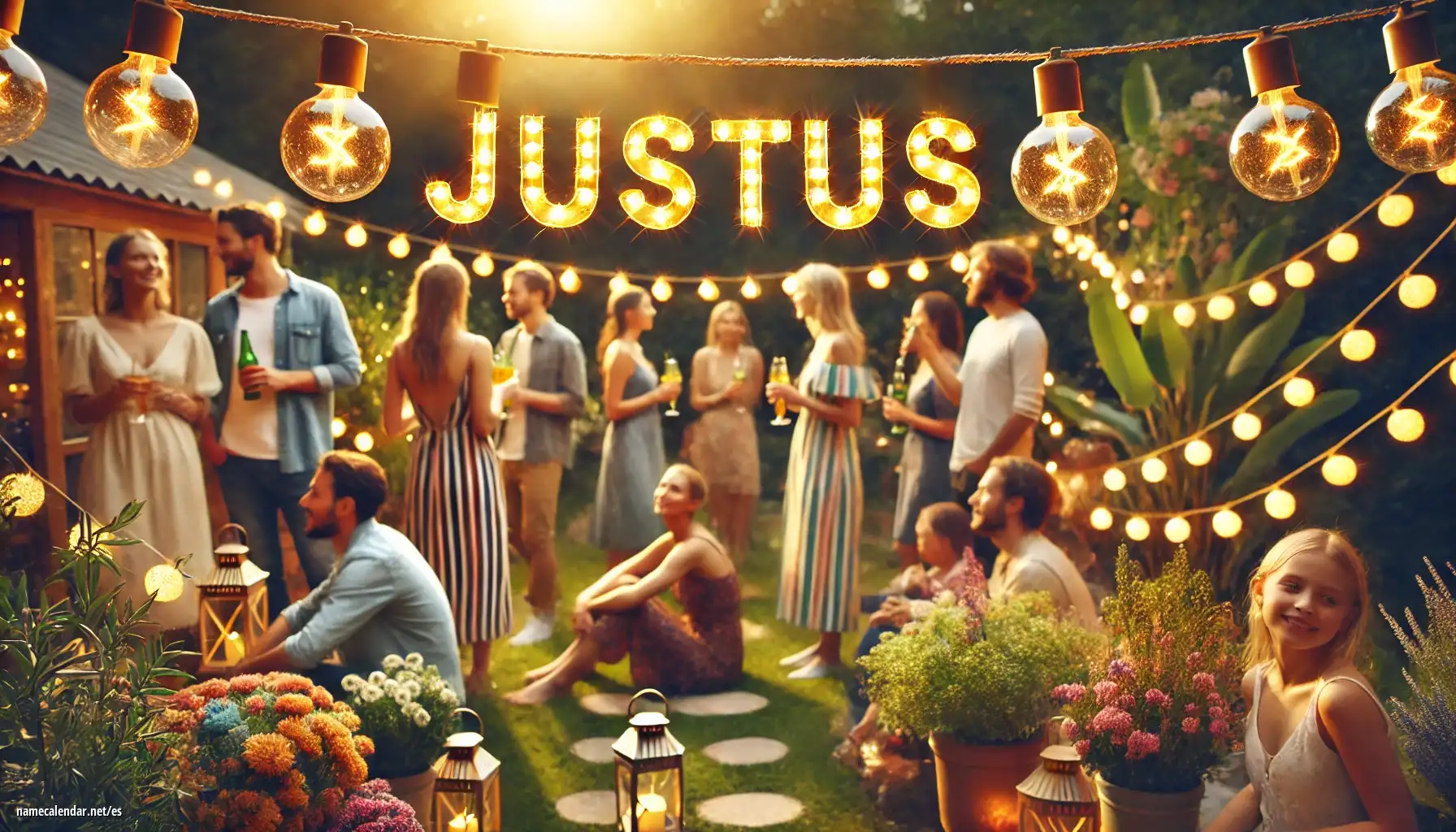 Celebración del onomástico y del nombre - Justus