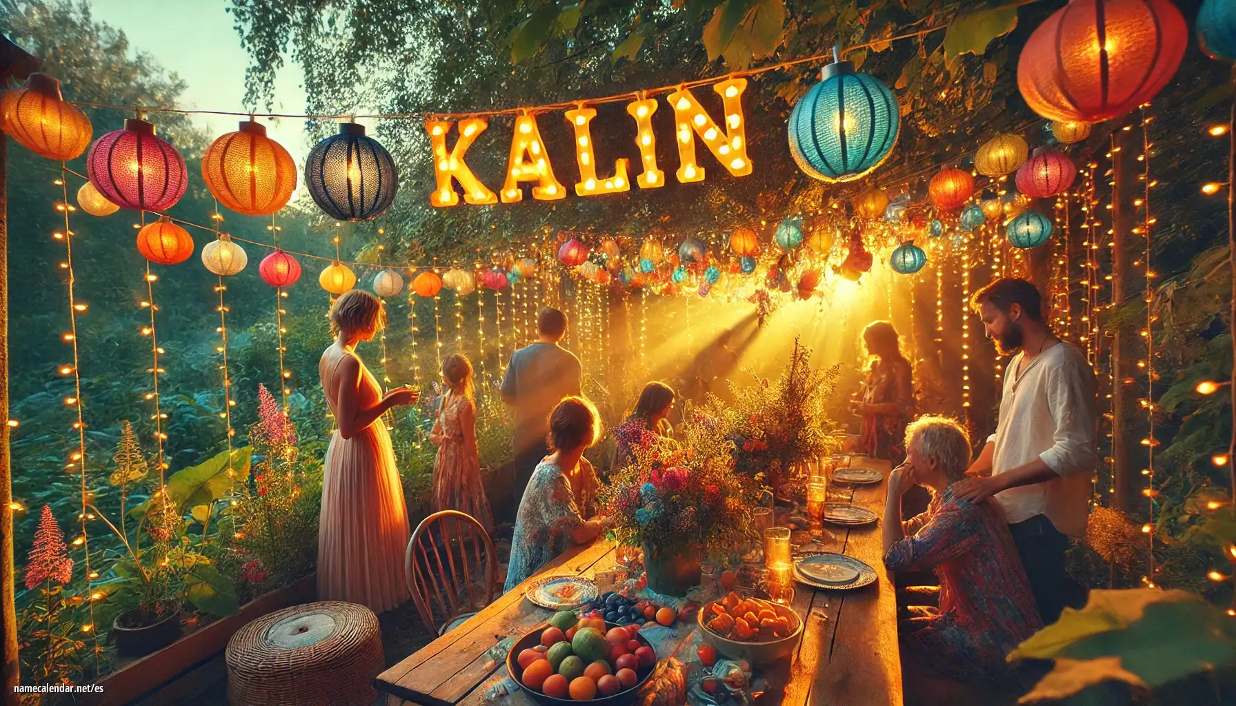 Celebración del onomástico y del nombre - Kalin