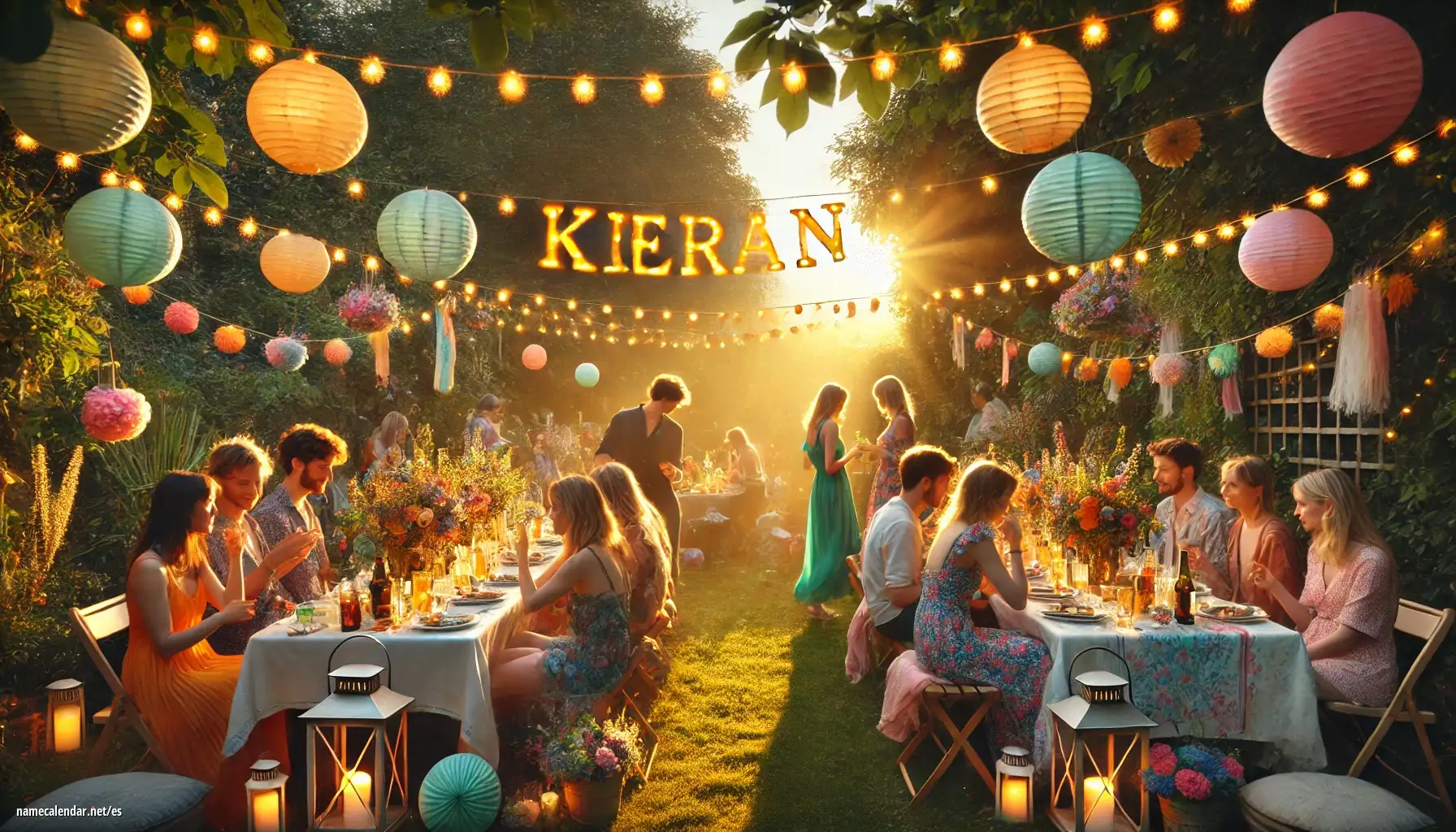 Celebración del onomástico y del nombre - Kieran