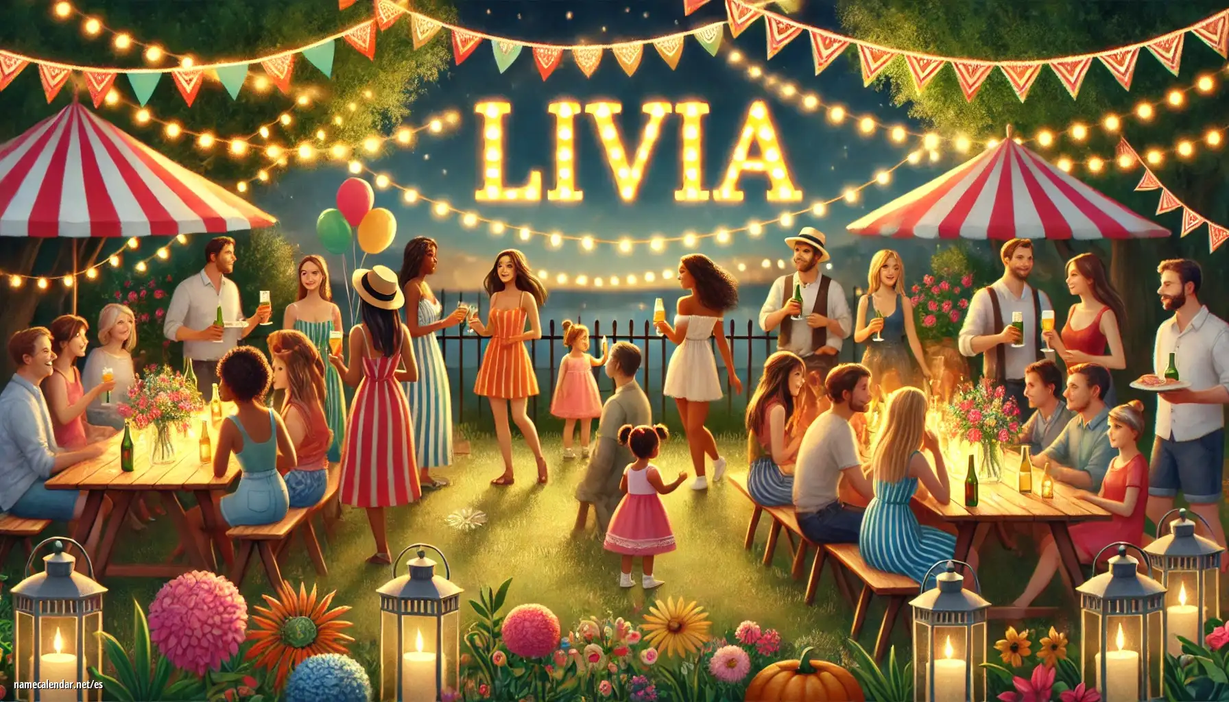 Celebración del onomástico y del nombre - Lívia