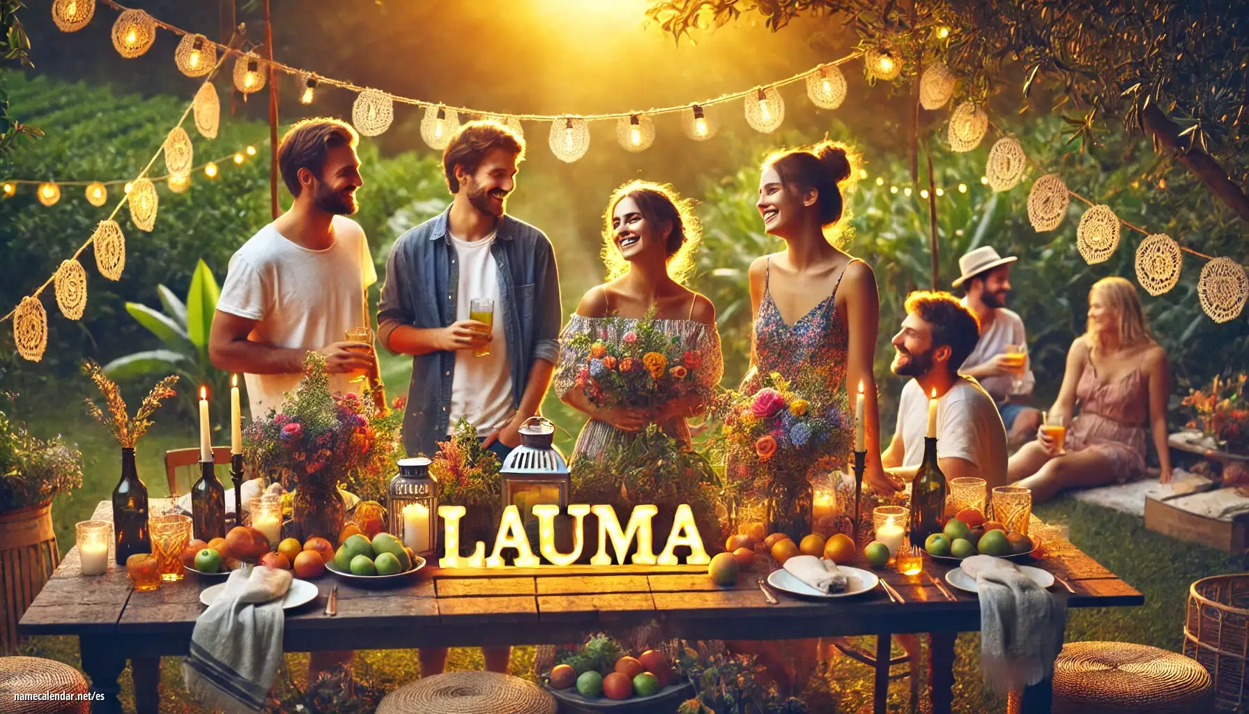 Celebración del onomástico y del nombre - Lauma