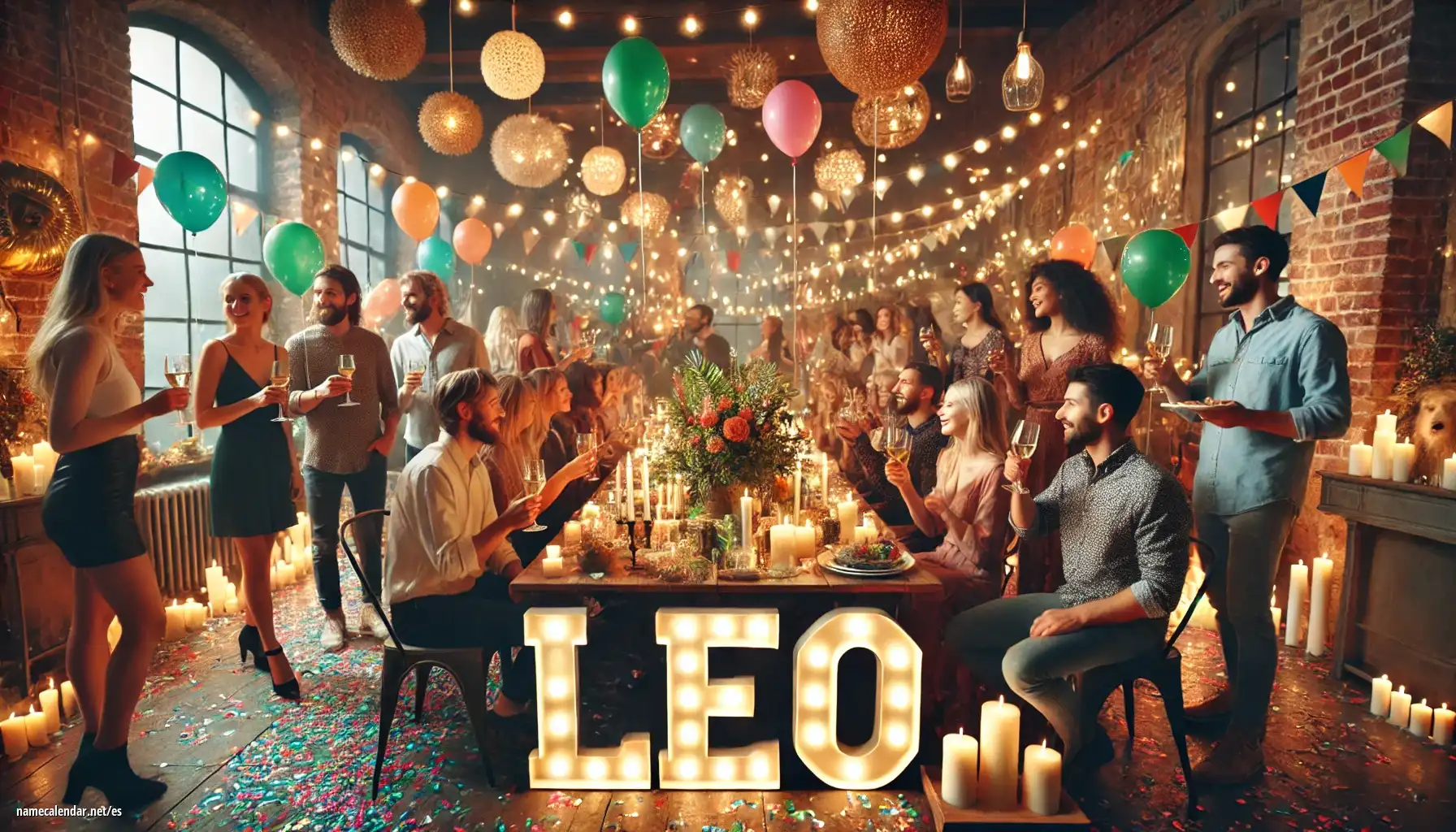 Celebración del onomástico y del nombre - Leo