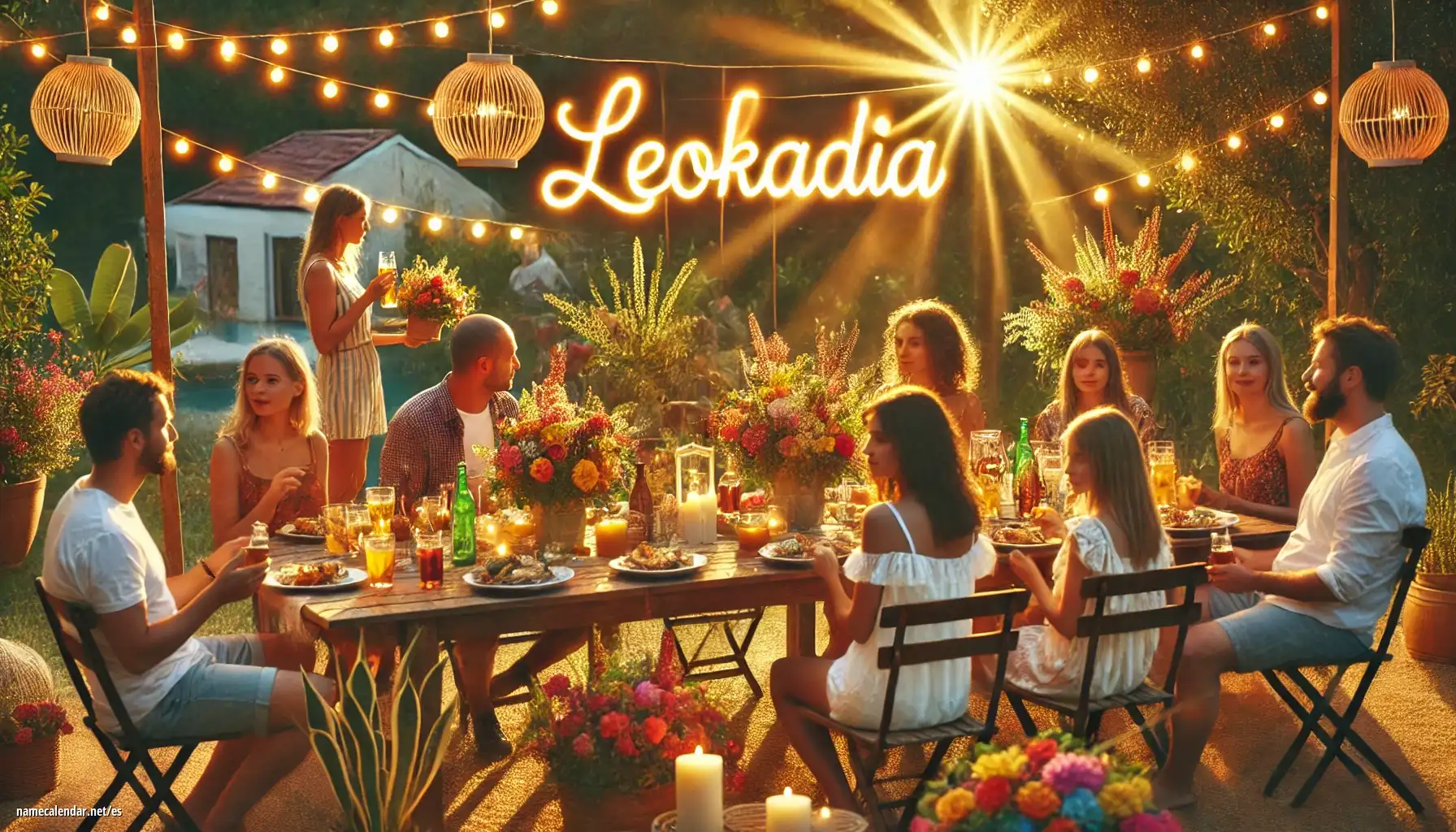 Celebración del onomástico y del nombre - Leokadia