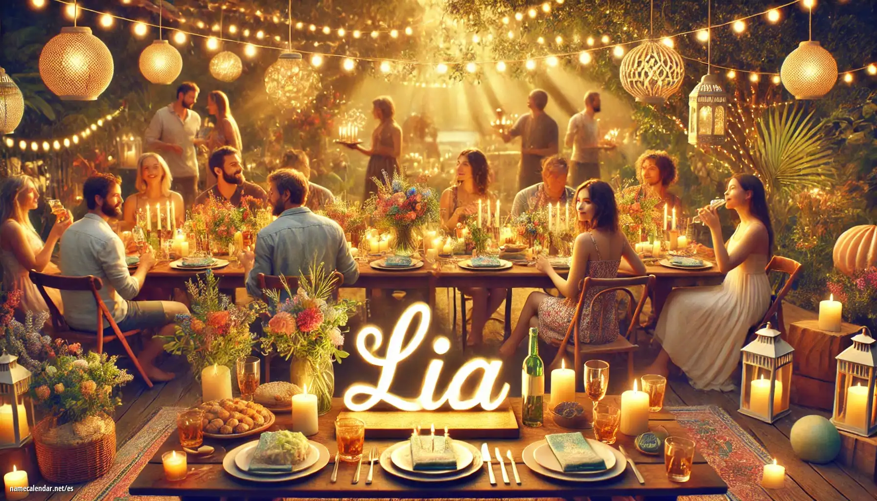 Celebración del onomástico y del nombre - Lia