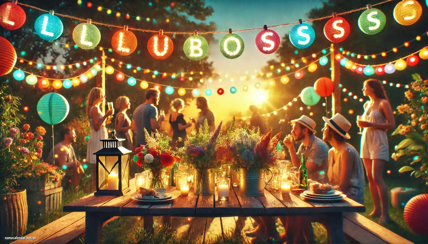 Celebración del onomástico y del nombre - Luboš