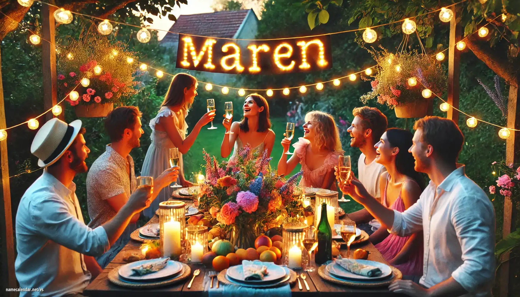 Celebración del onomástico y del nombre - Maren