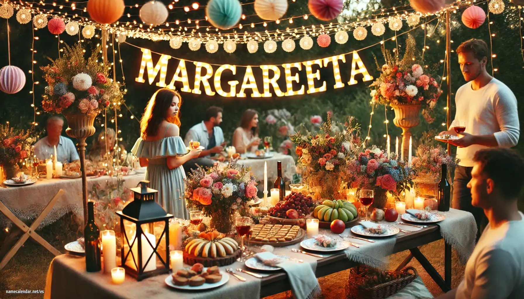 Celebración del onomástico y del nombre - Margareeta