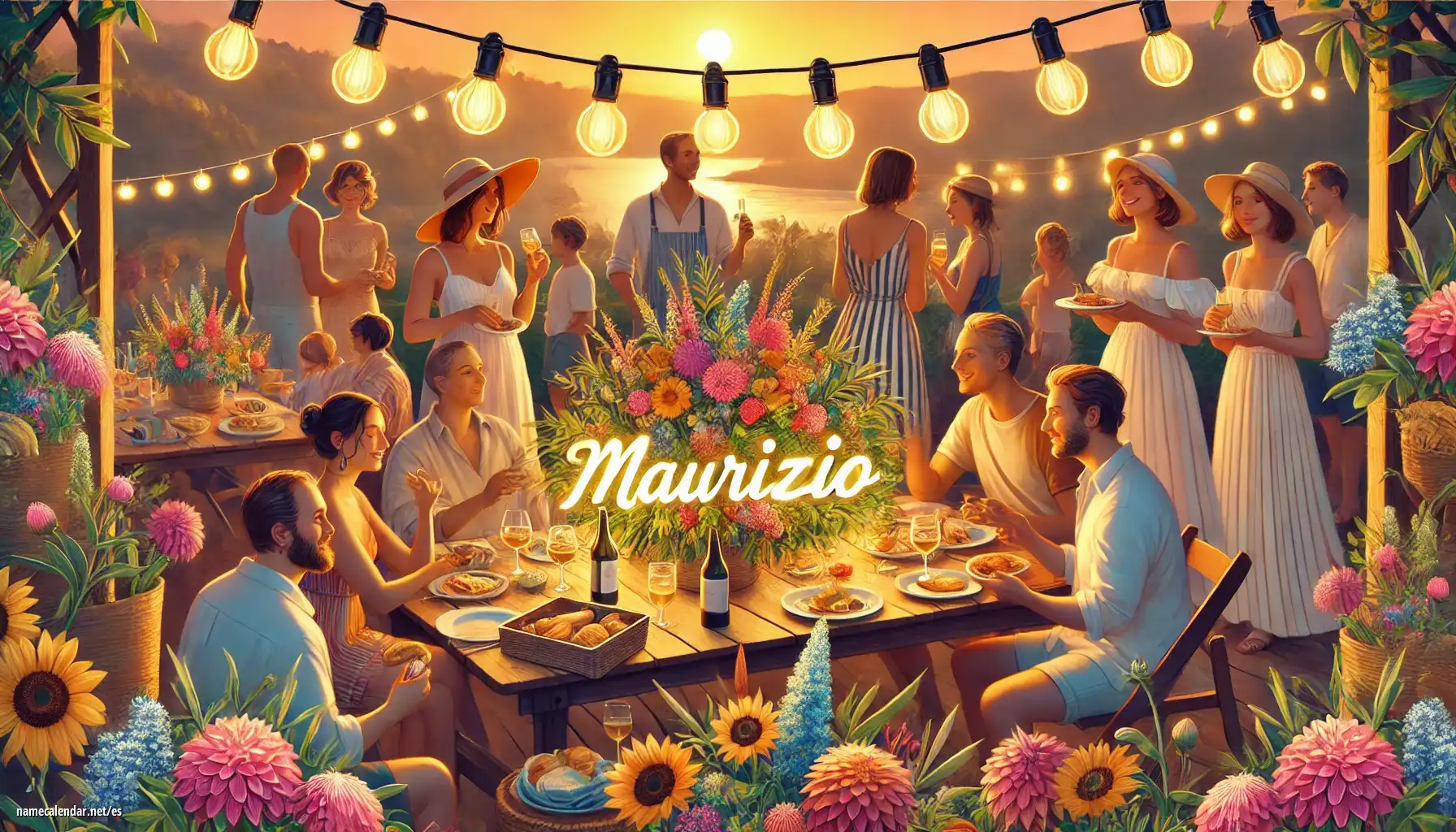 Celebración del onomástico y del nombre - Maurizio