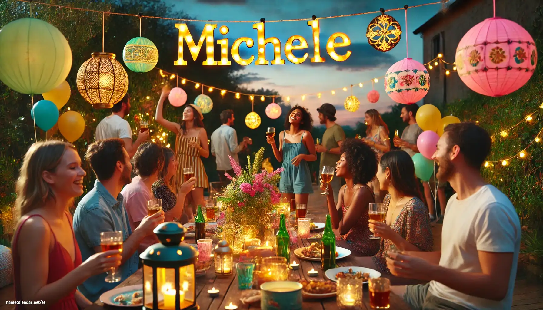 Celebración del onomástico y del nombre - Michele