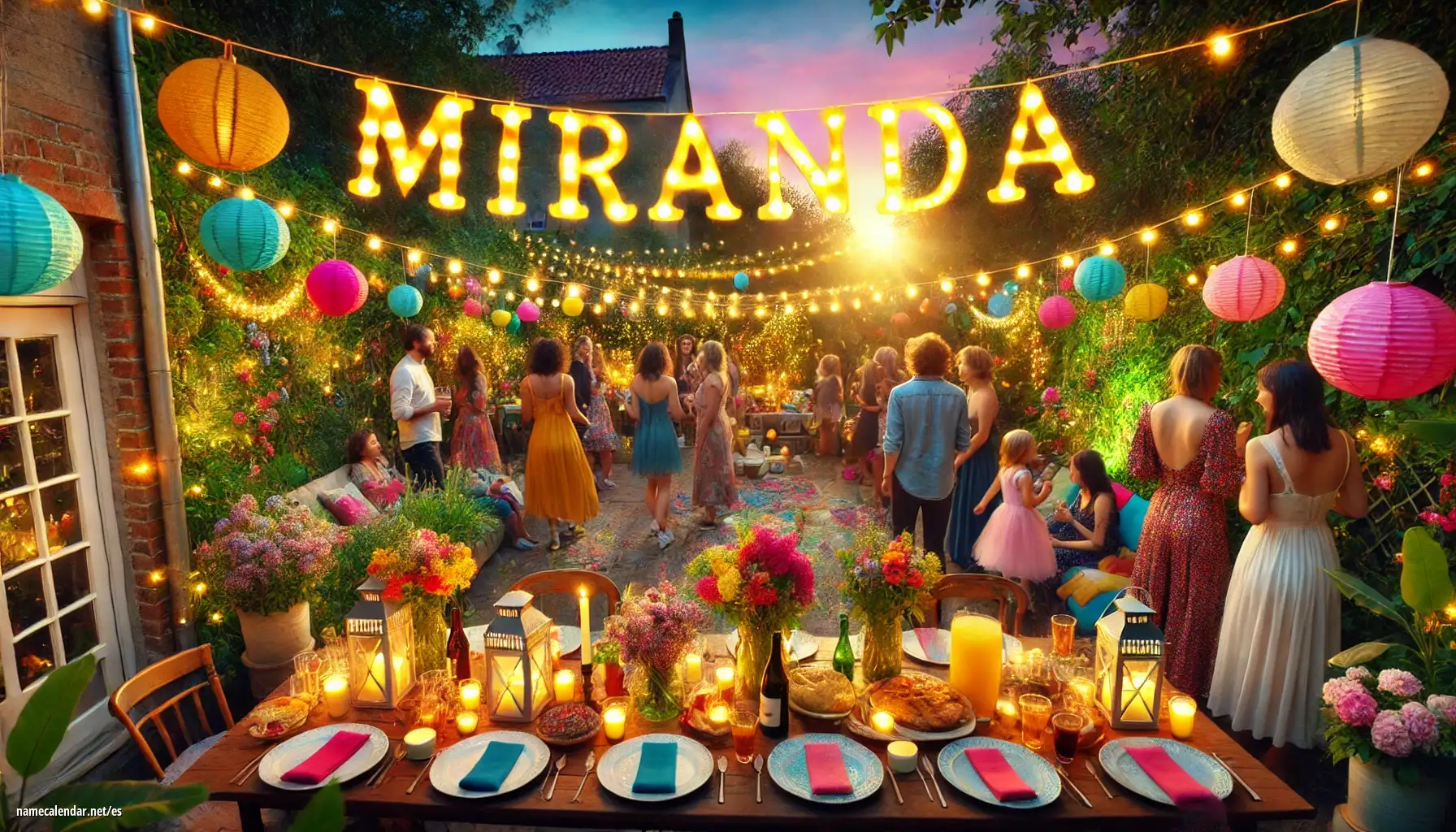 Celebración del onomástico y del nombre - Miranda