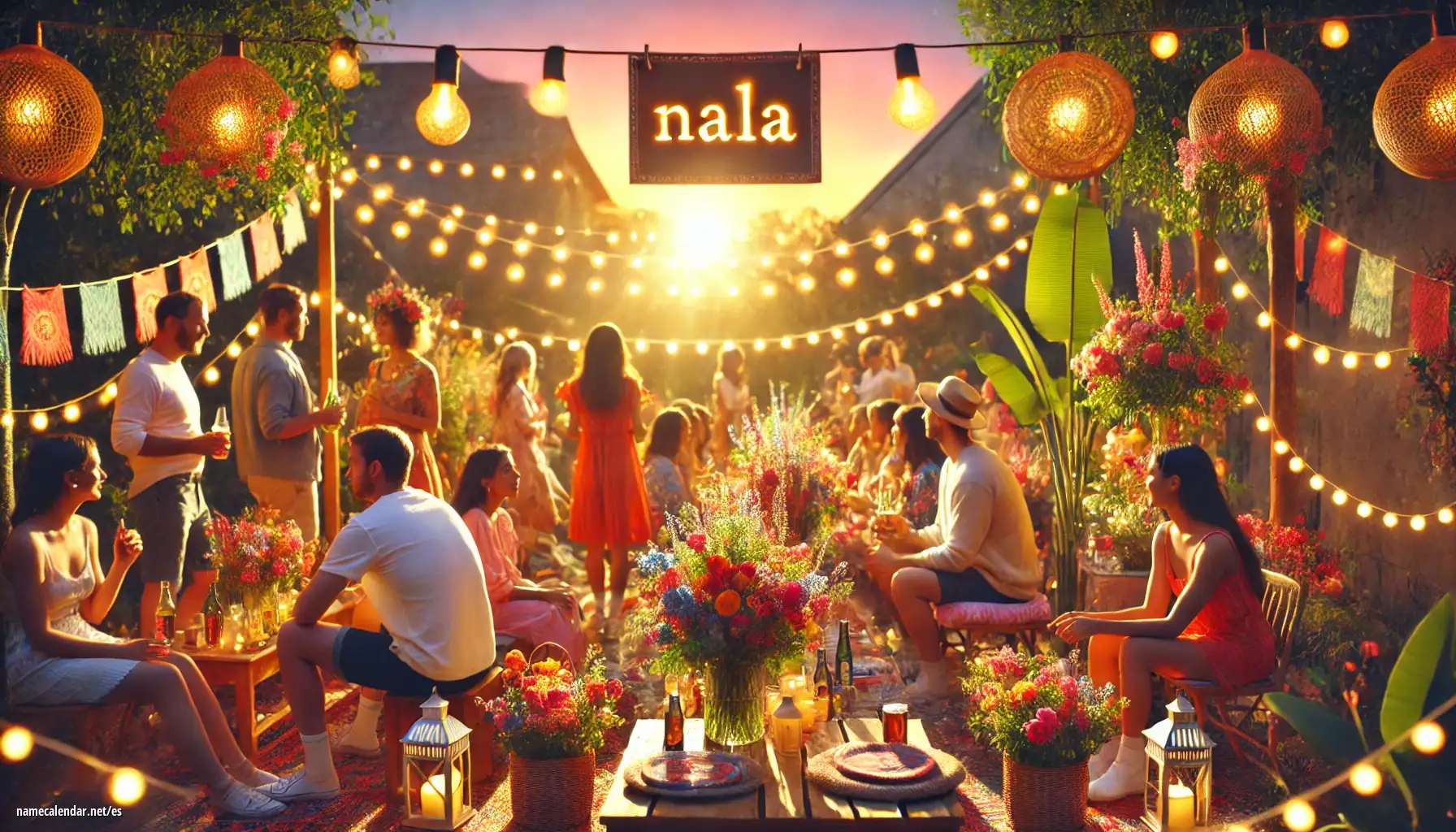 Celebración del onomástico y del nombre - Nala