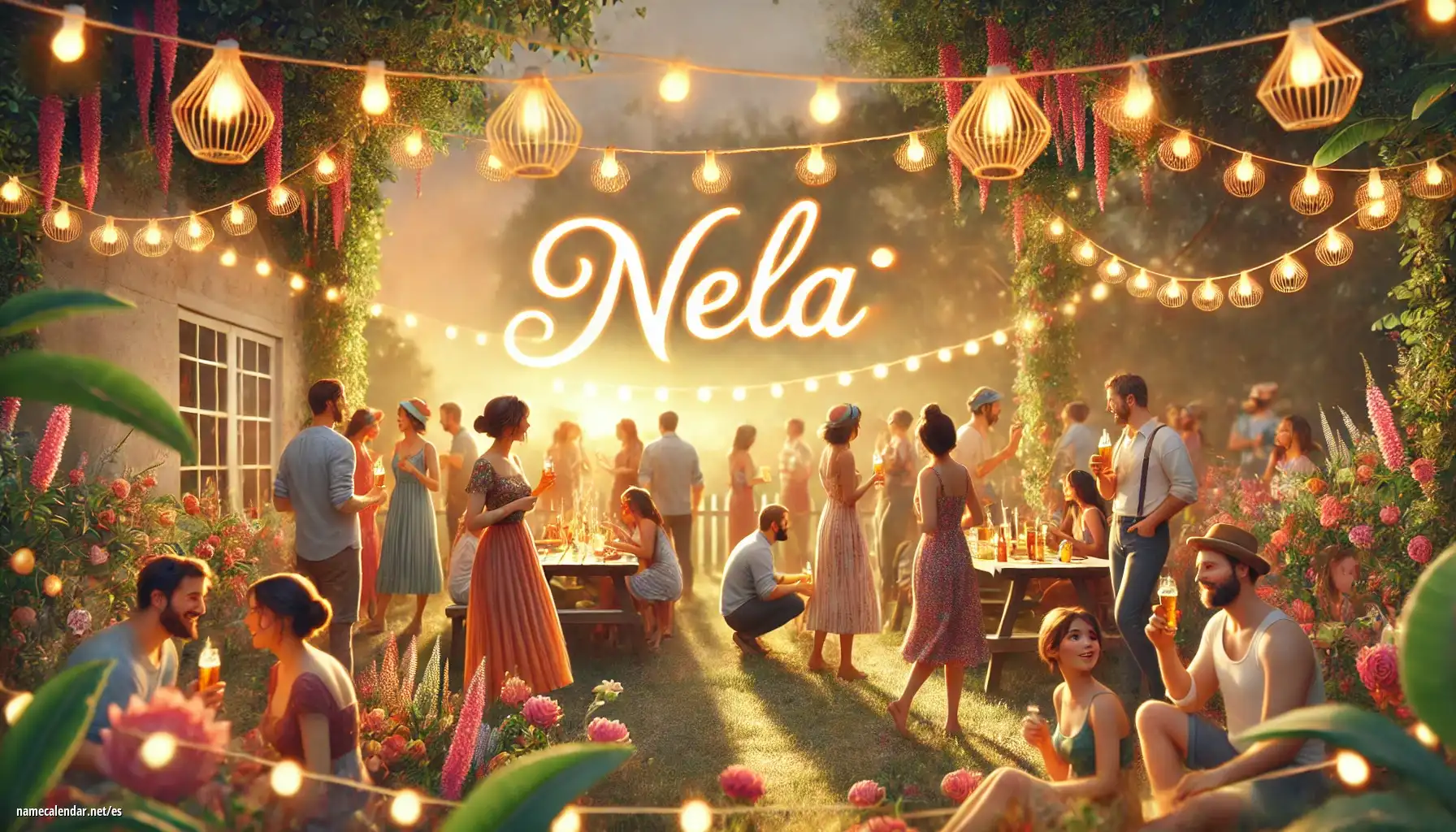 Celebración del onomástico y del nombre - Nela