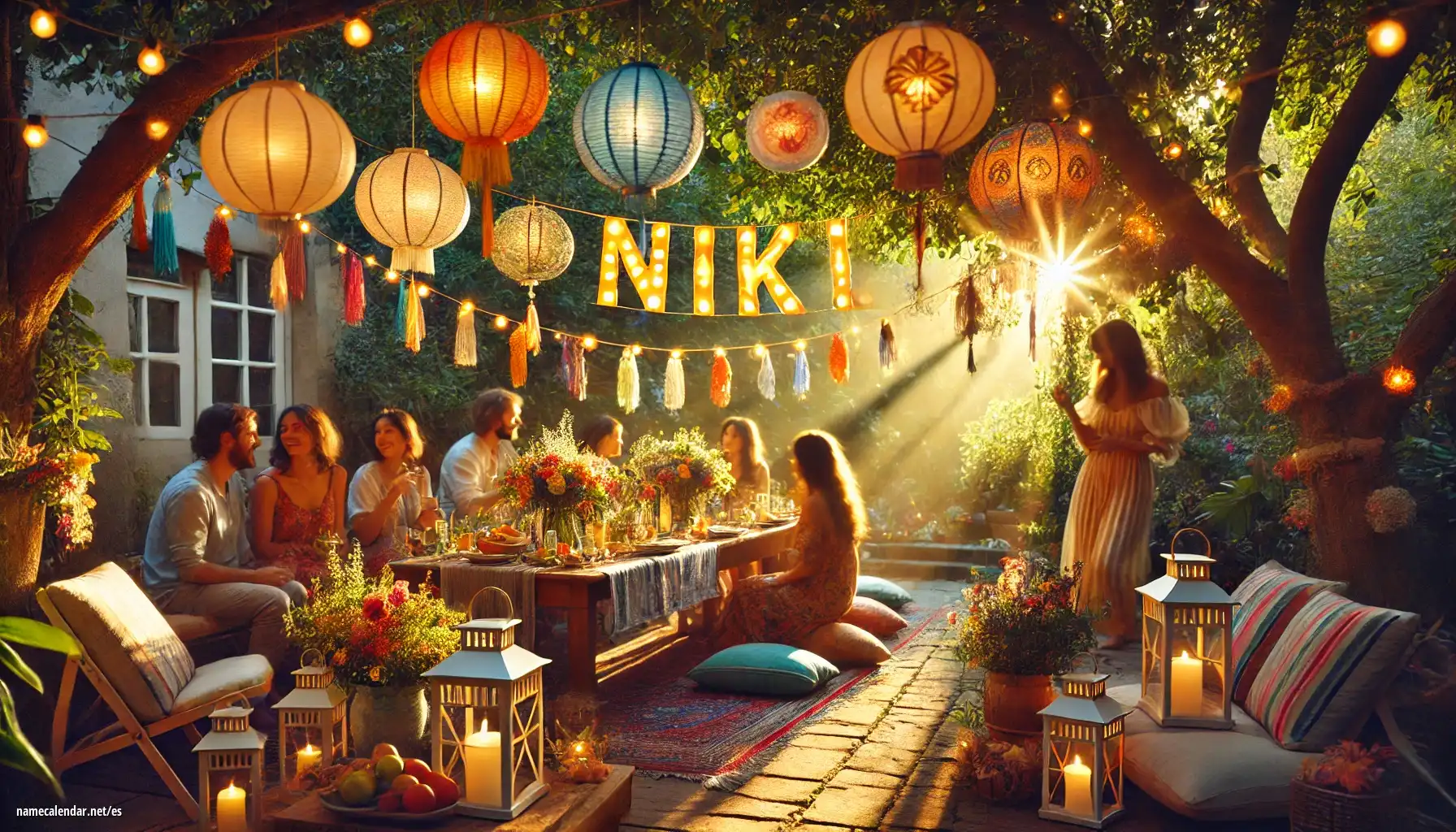 Celebración del onomástico y del nombre - Niki