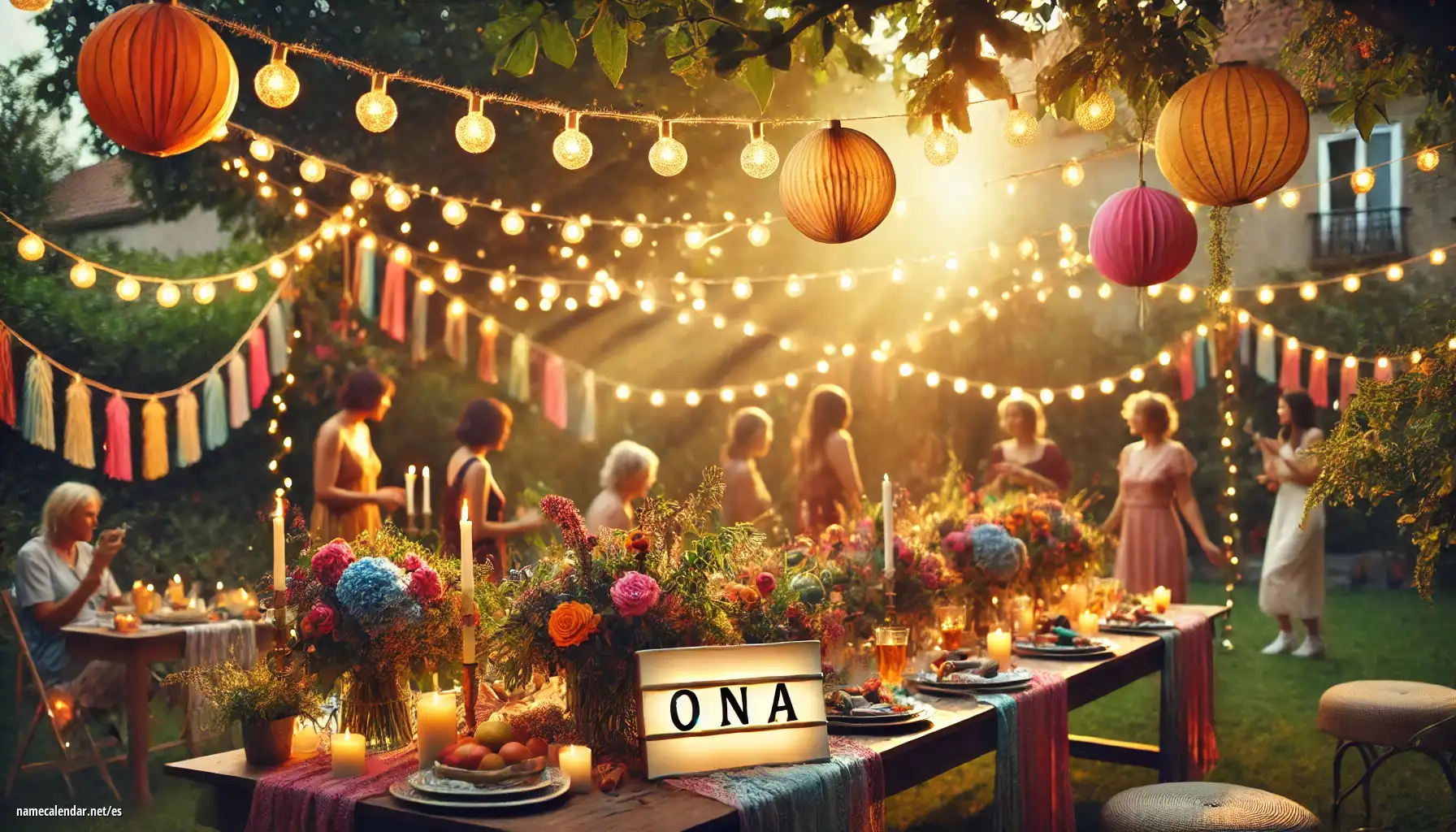 Celebración del onomástico y del nombre - Ona