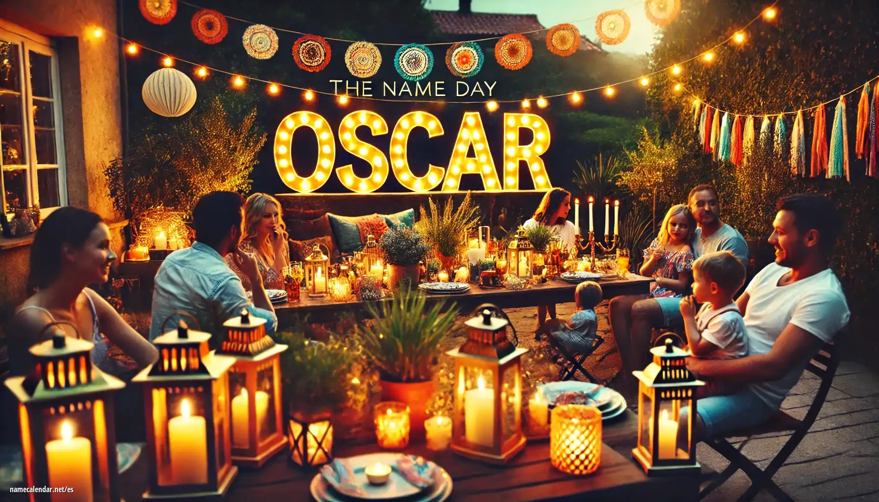 Celebración del onomástico y del nombre - Oscar