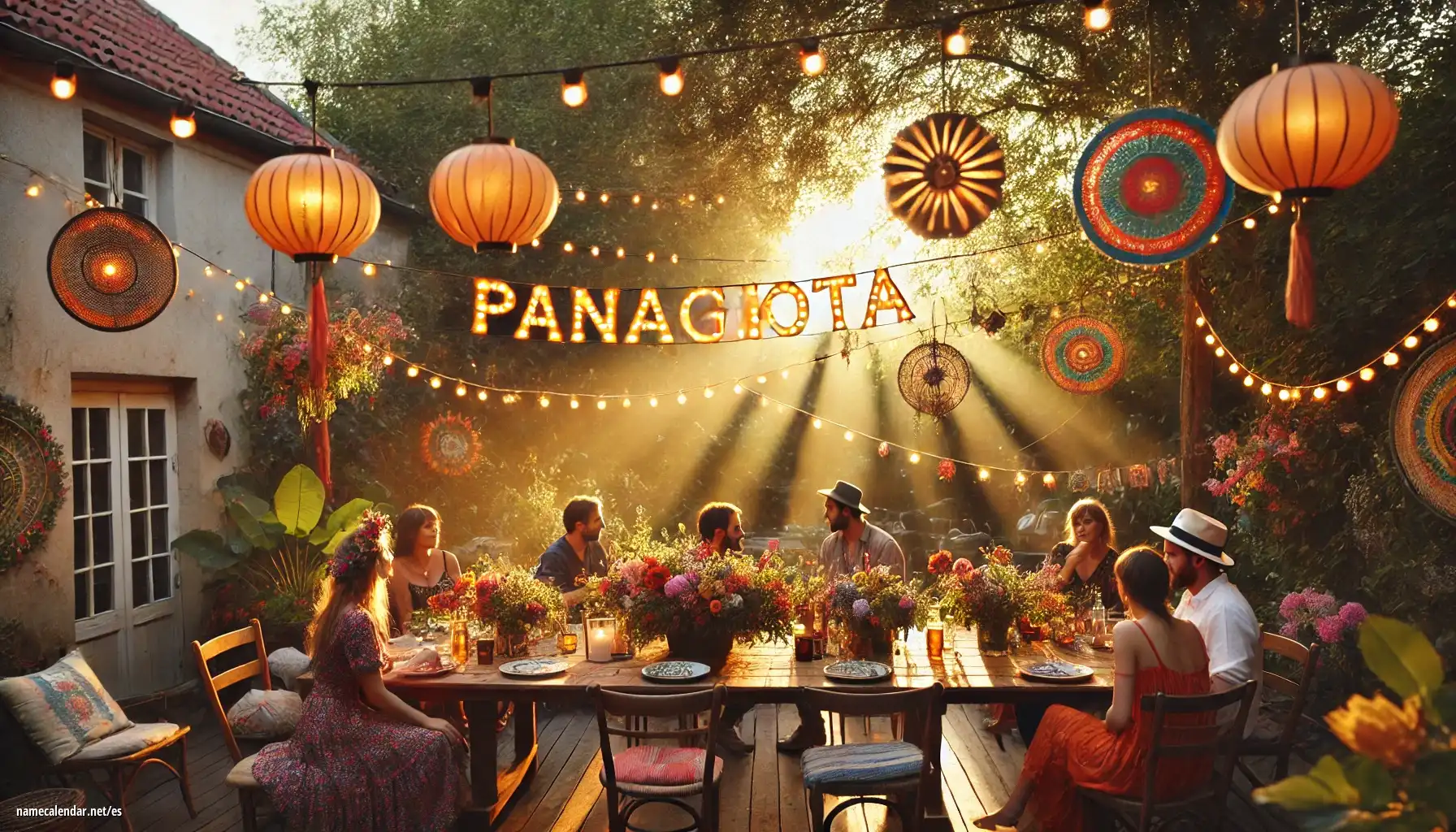 Celebración del onomástico y del nombre - Panagiota