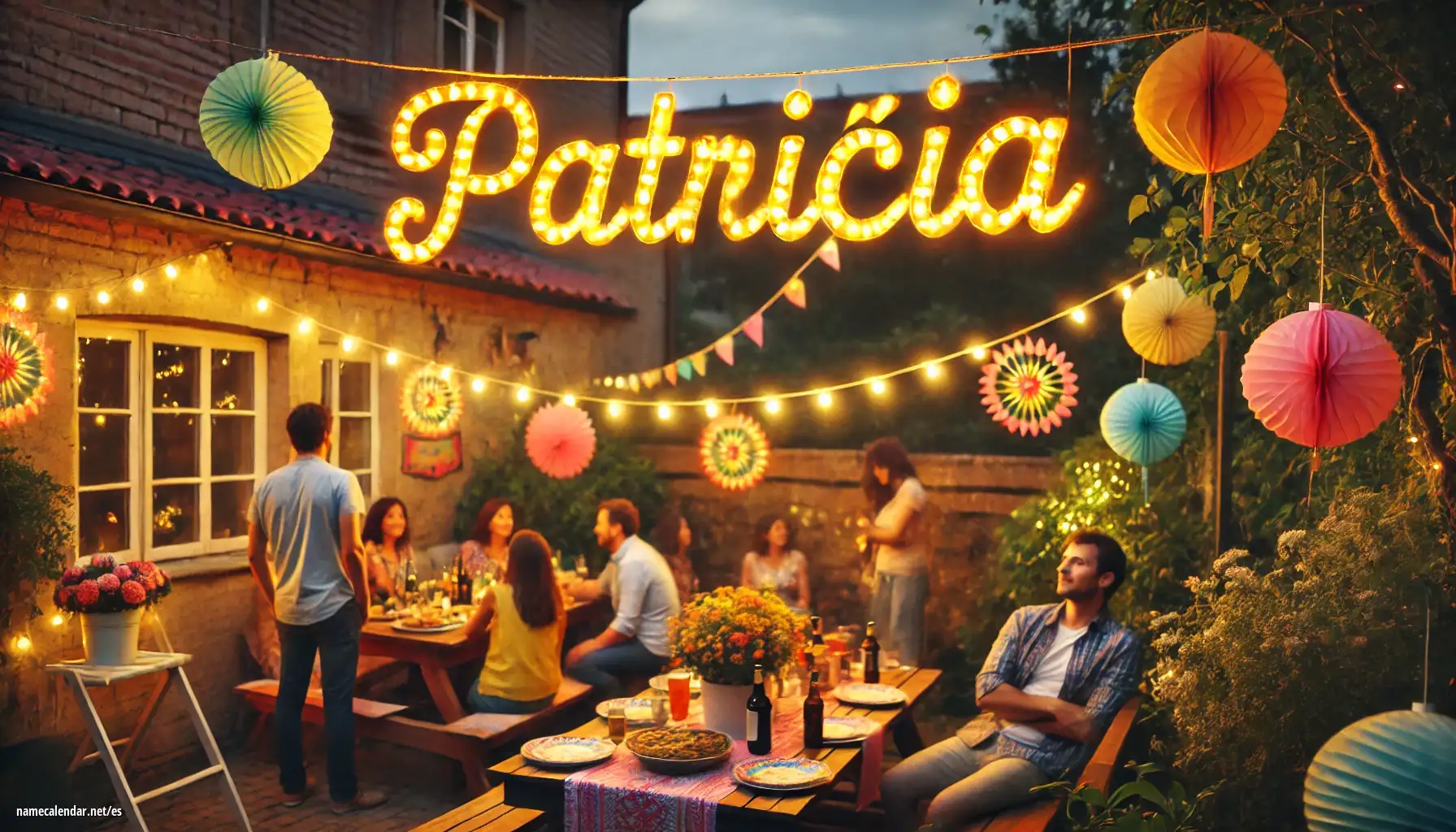 Celebración del onomástico y del nombre - Patrícia