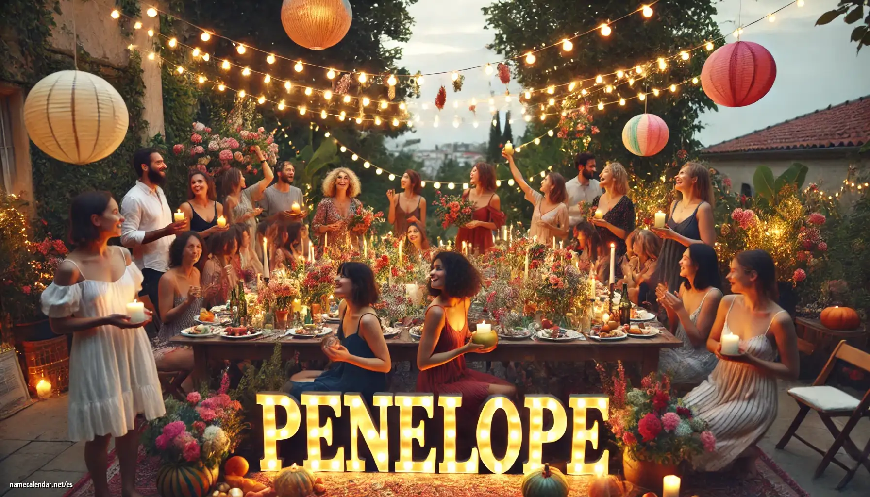 Celebración del onomástico y del nombre - Penélope