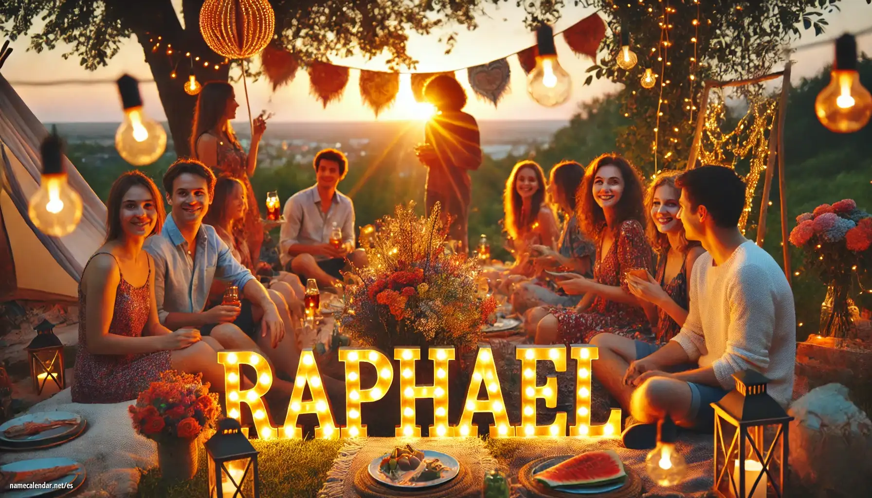 Celebración del onomástico y del nombre - Raphael