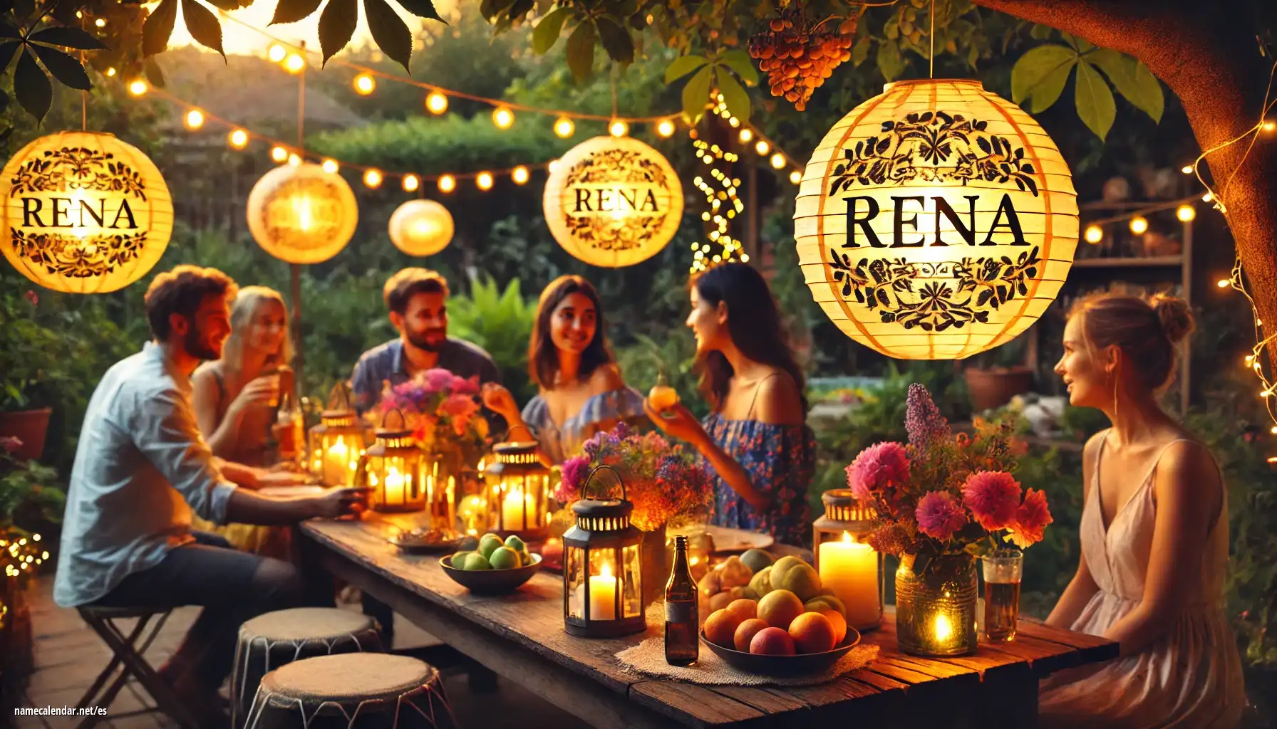 Celebración del onomástico y del nombre - Rena