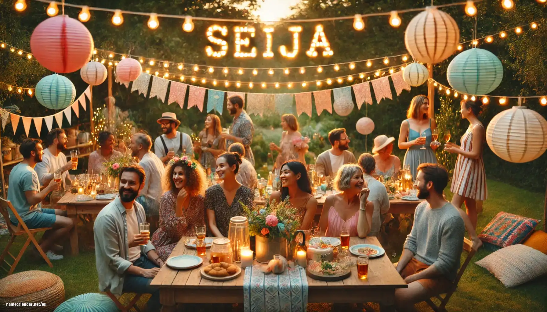 Celebración del onomástico y del nombre - Seija