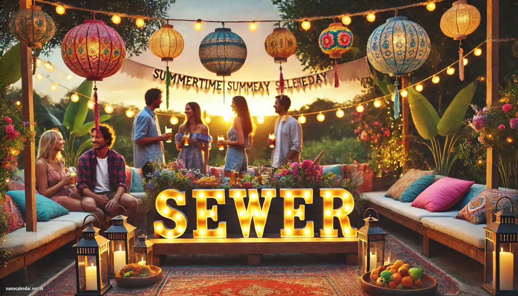 Celebración del onomástico y del nombre - Sewer