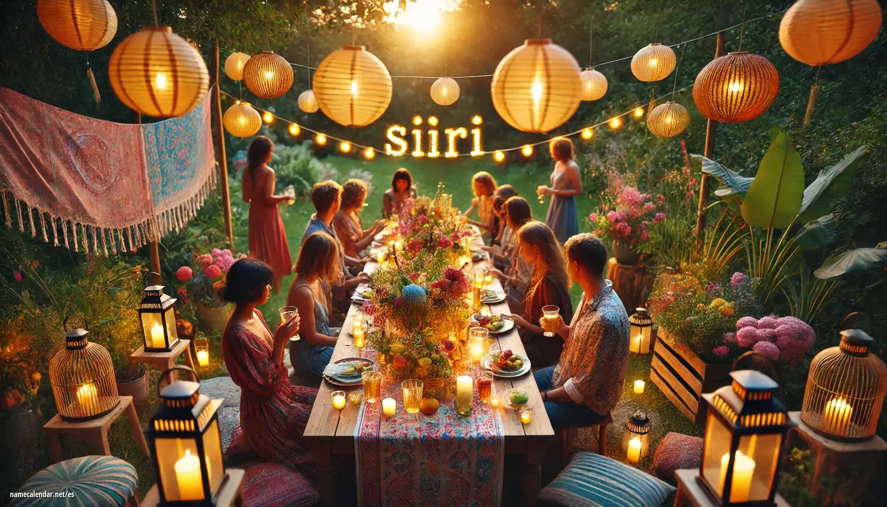 Celebración del onomástico y del nombre - Siiri