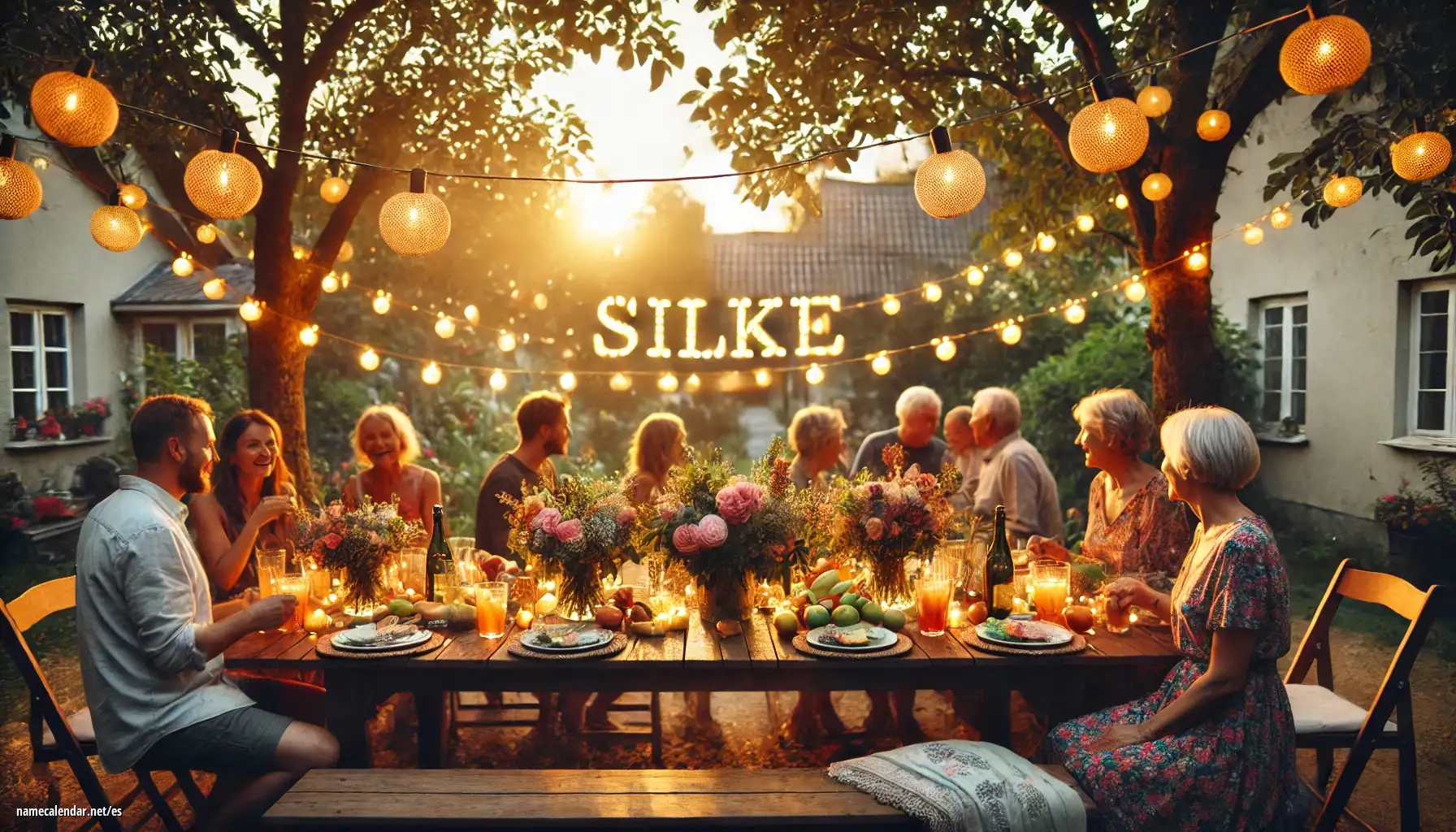 Celebración del onomástico y del nombre - Silke