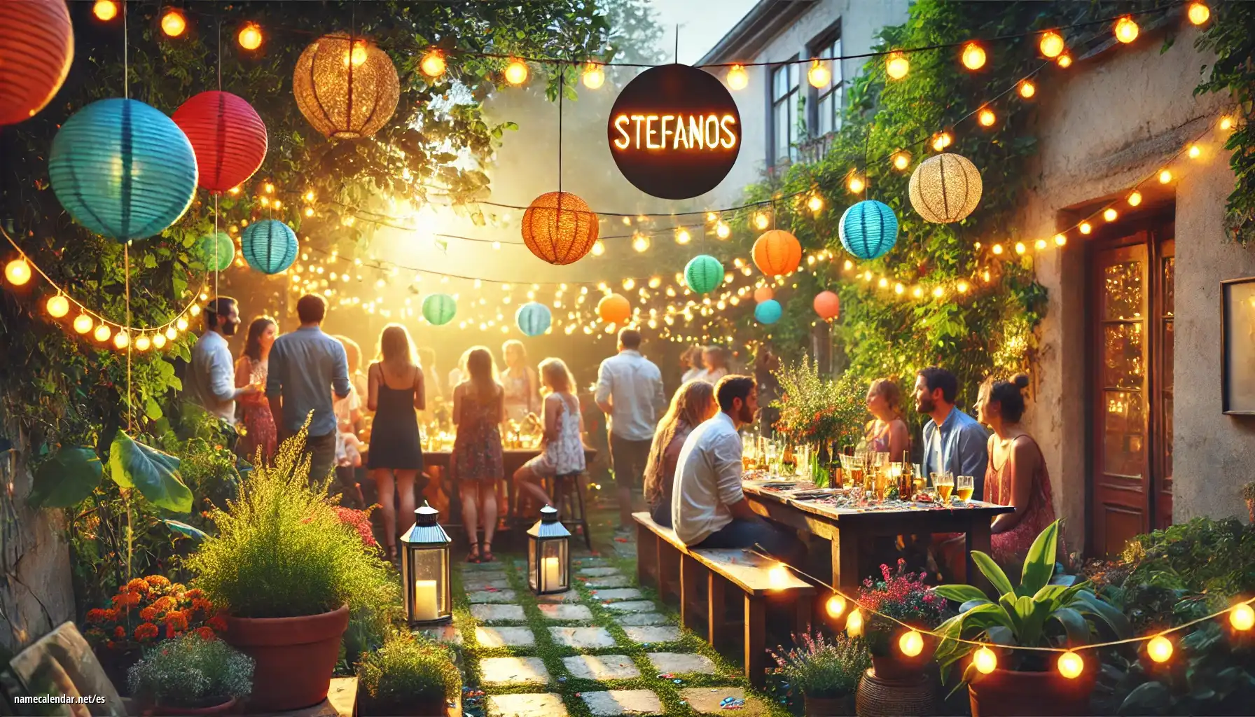 Celebración del onomástico y del nombre - Stefanos