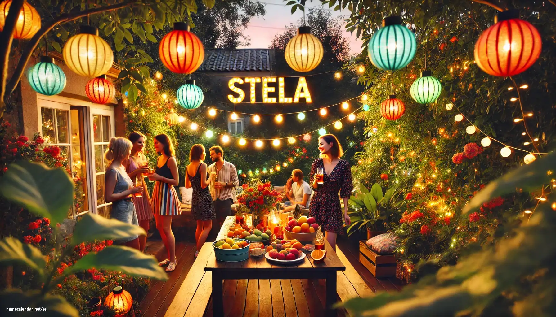 Celebración del onomástico y del nombre - Stela