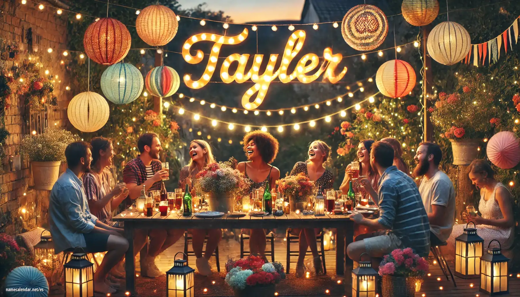 Celebración del onomástico y del nombre - Tayler