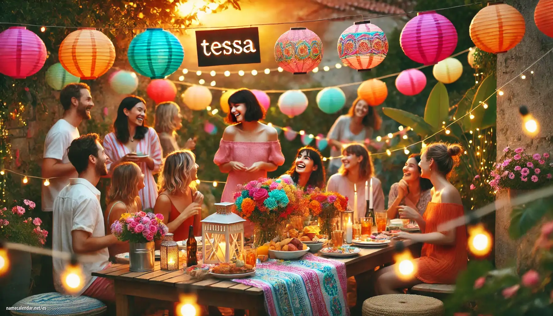 Celebración del onomástico y del nombre - Tessa