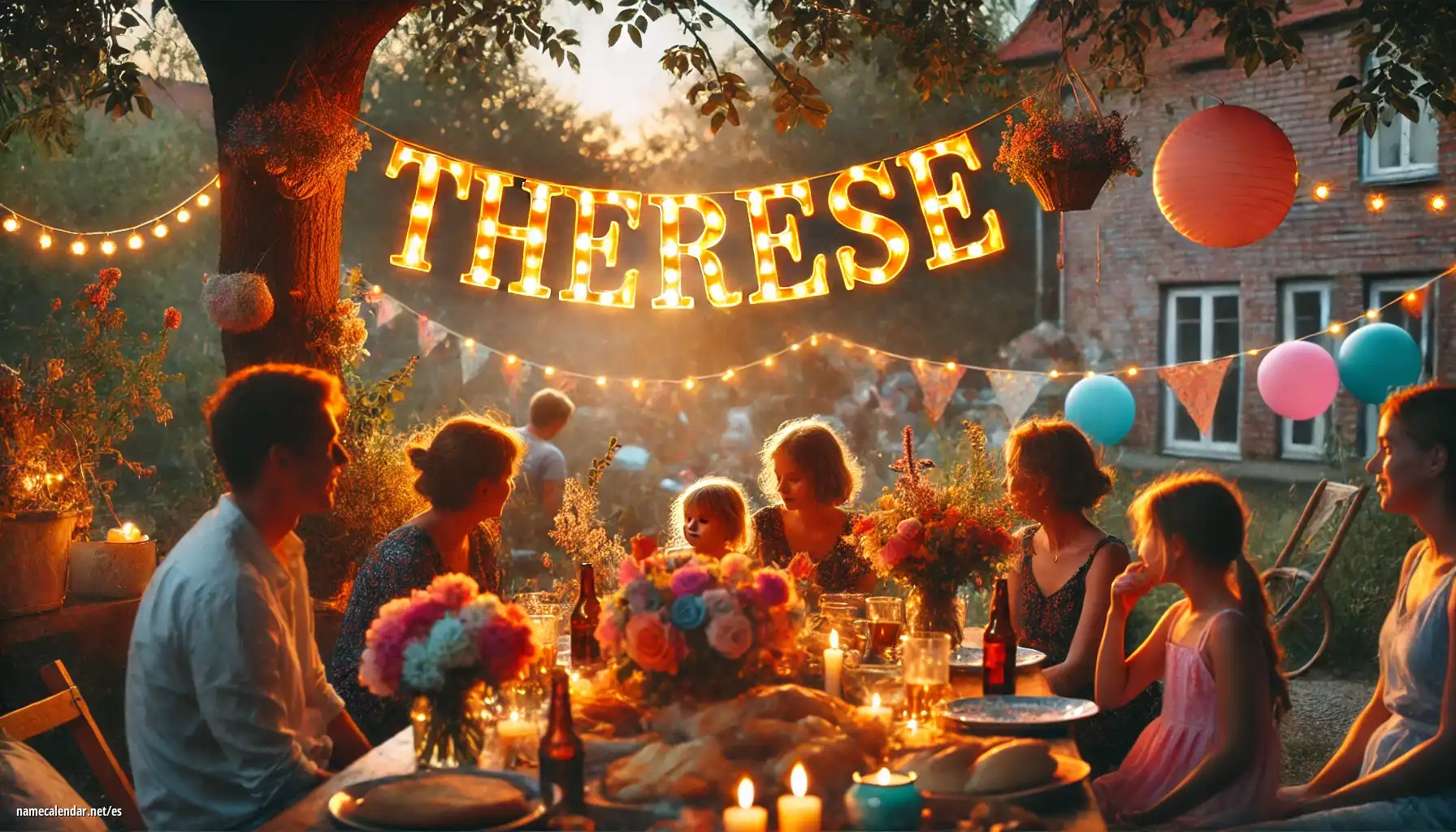 Celebración del onomástico y del nombre - Thérèse