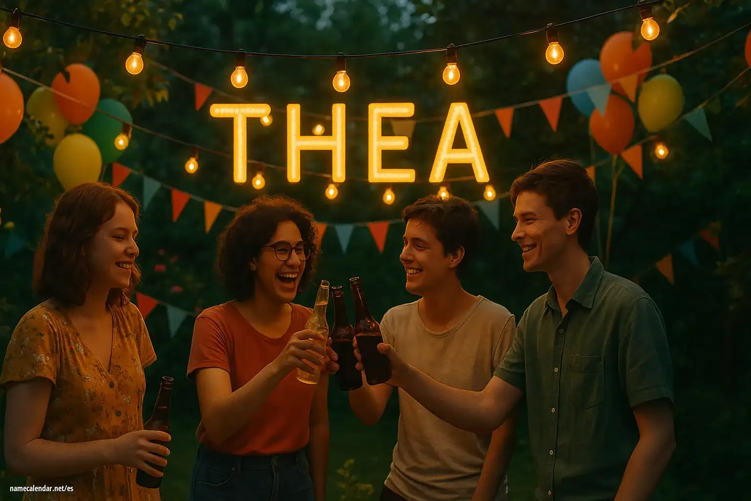 Celebración del onomástico y del nombre - Thea