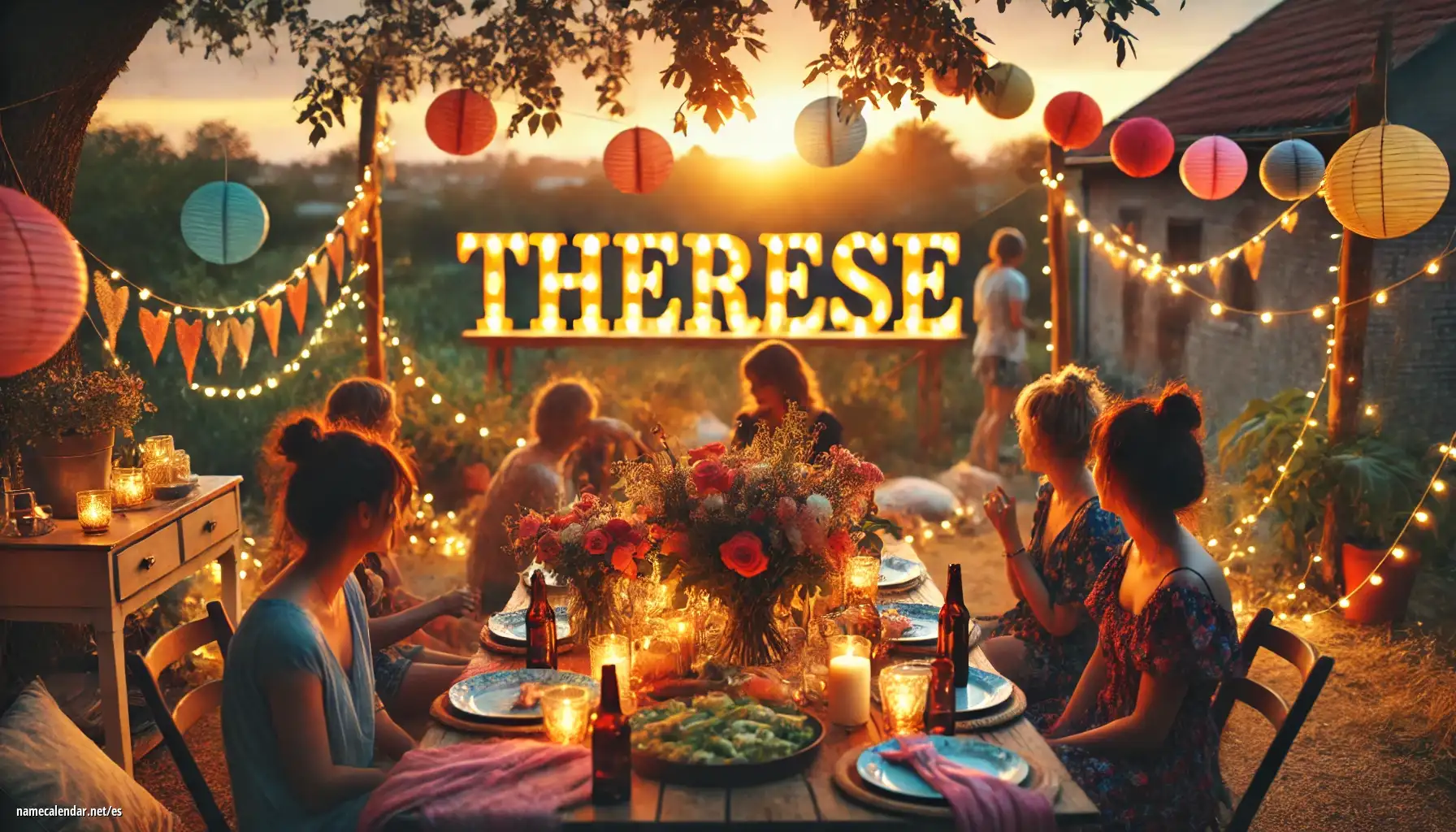 Celebración del onomástico y del nombre - Therese