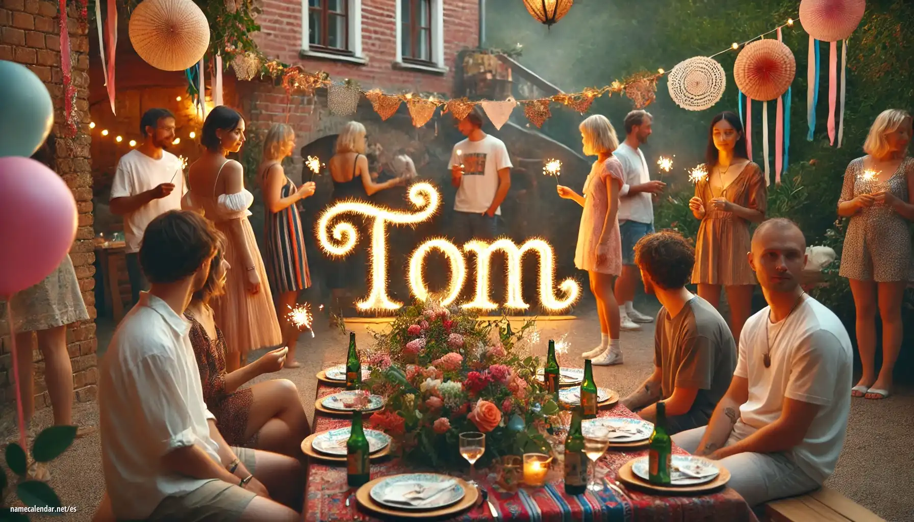 Celebración del onomástico y del nombre - Tom