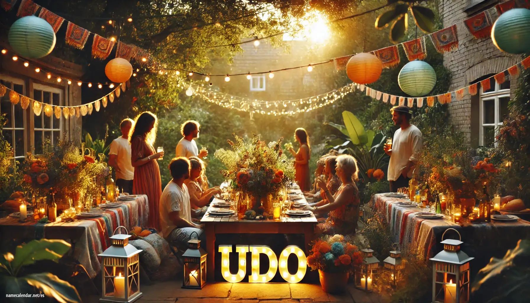 Celebración del onomástico y del nombre - Udo